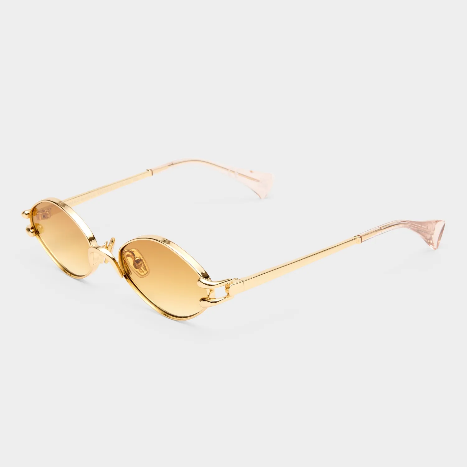 Le Specs Numero Quince occhiali da sole gold ovali