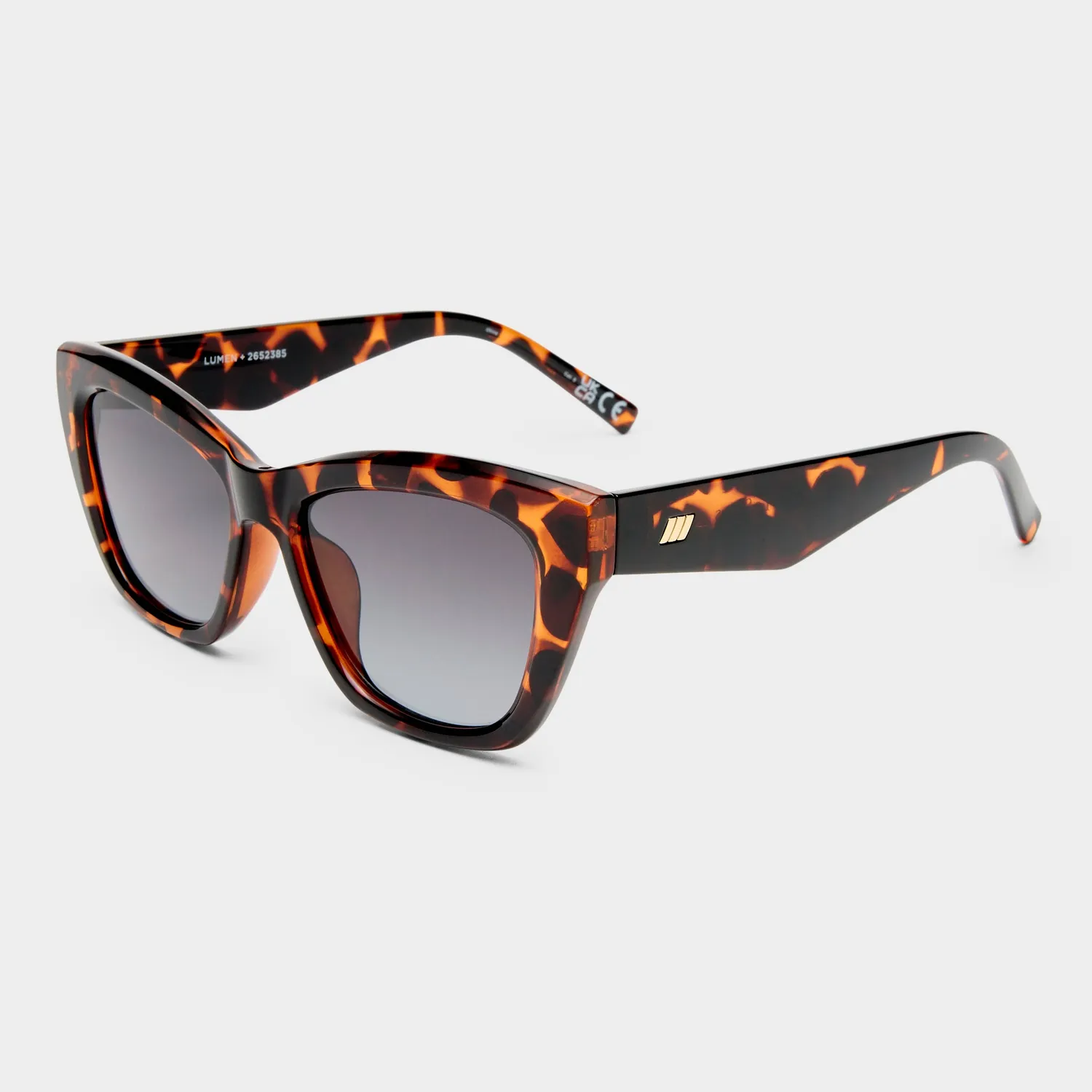 Le Specs Lumen+ occhiale da sole tartarugato cat-eye
