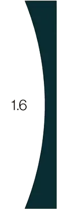 Hemmet 1.6 lenti progressive per occhiali correzione media