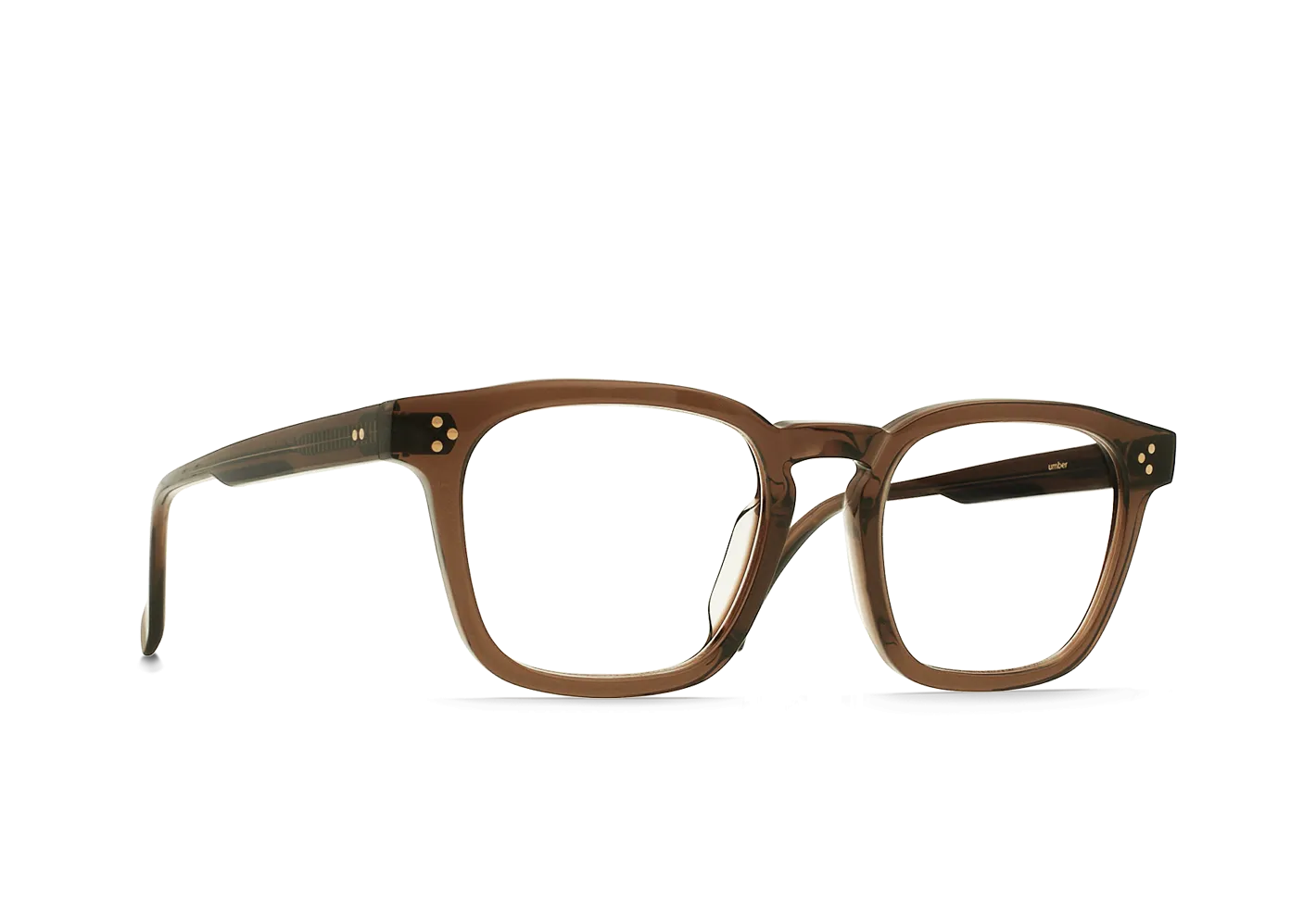 Raen Kovack montatura da vista Umber Clear acetato 50