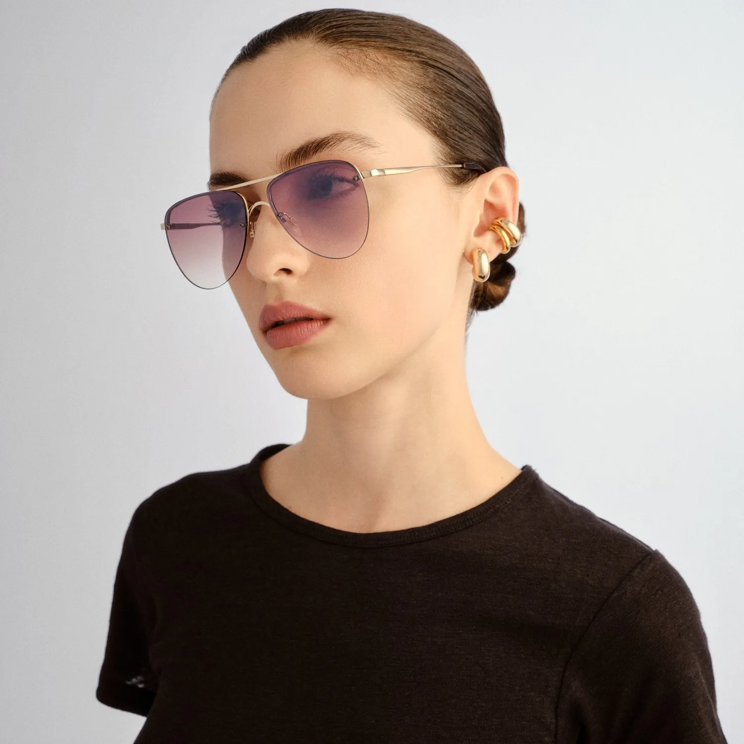 Le Specs The Prince occhiali da sole aviatore oro