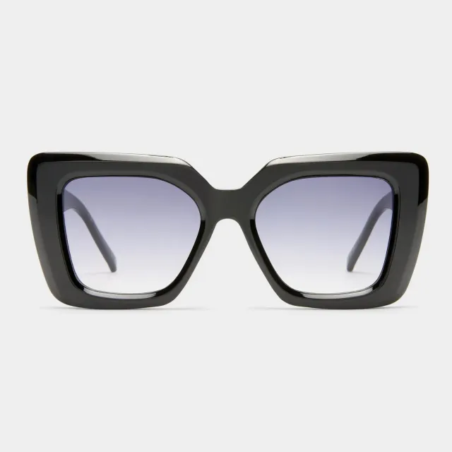 Le Specs Unimaginable occhiali da sole neri quadrati