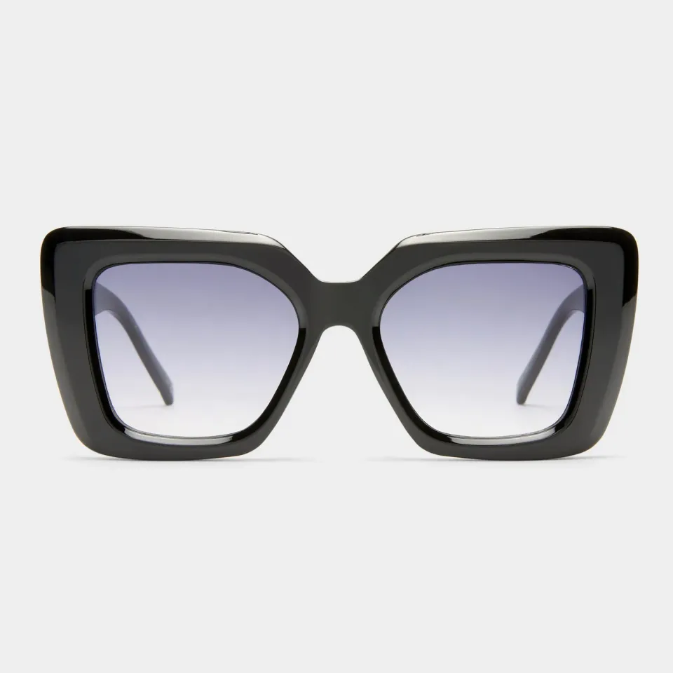 Le Specs Unimaginable occhiali da sole neri quadrati