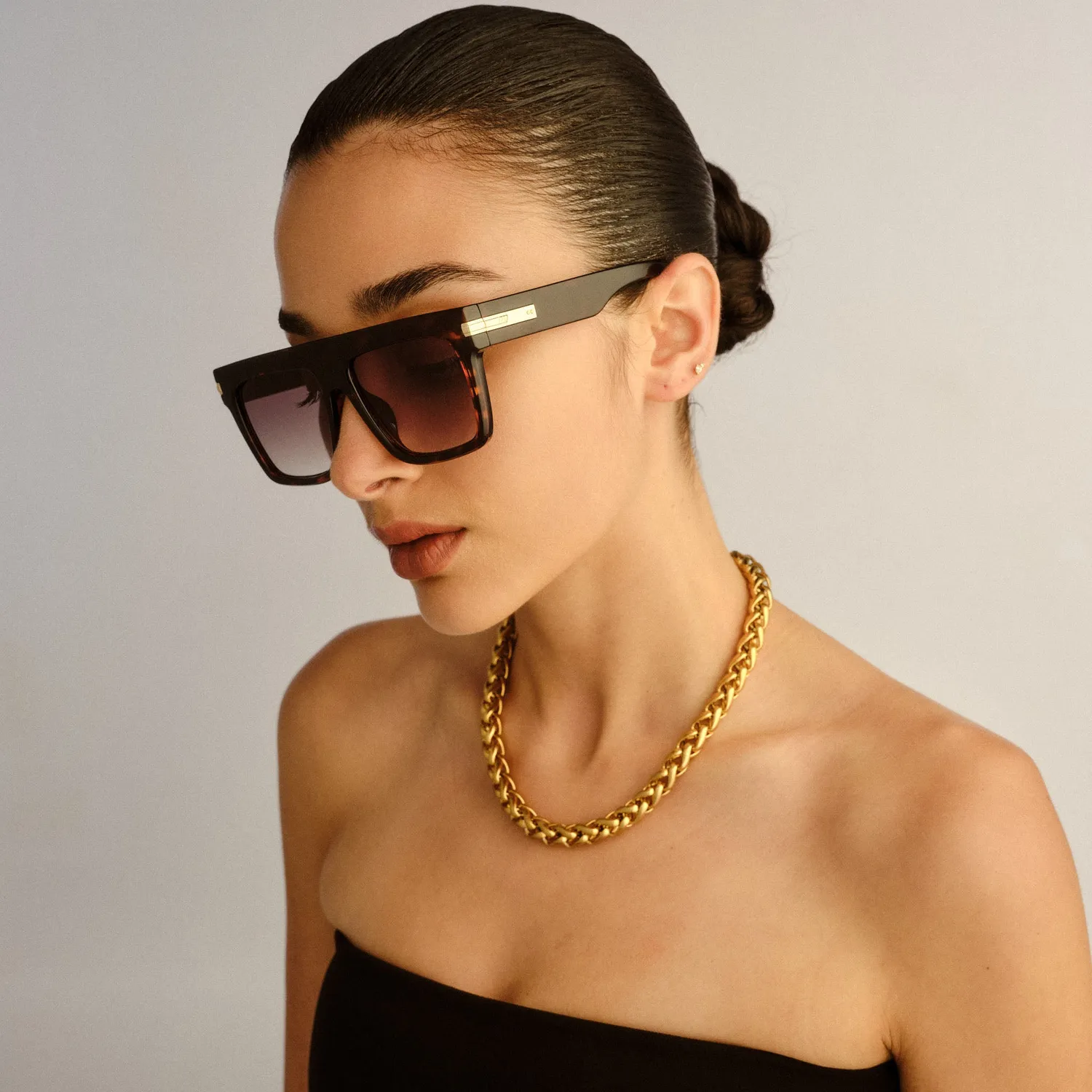 Le Specs Offside+ occhiali da sole tartaruga khaki