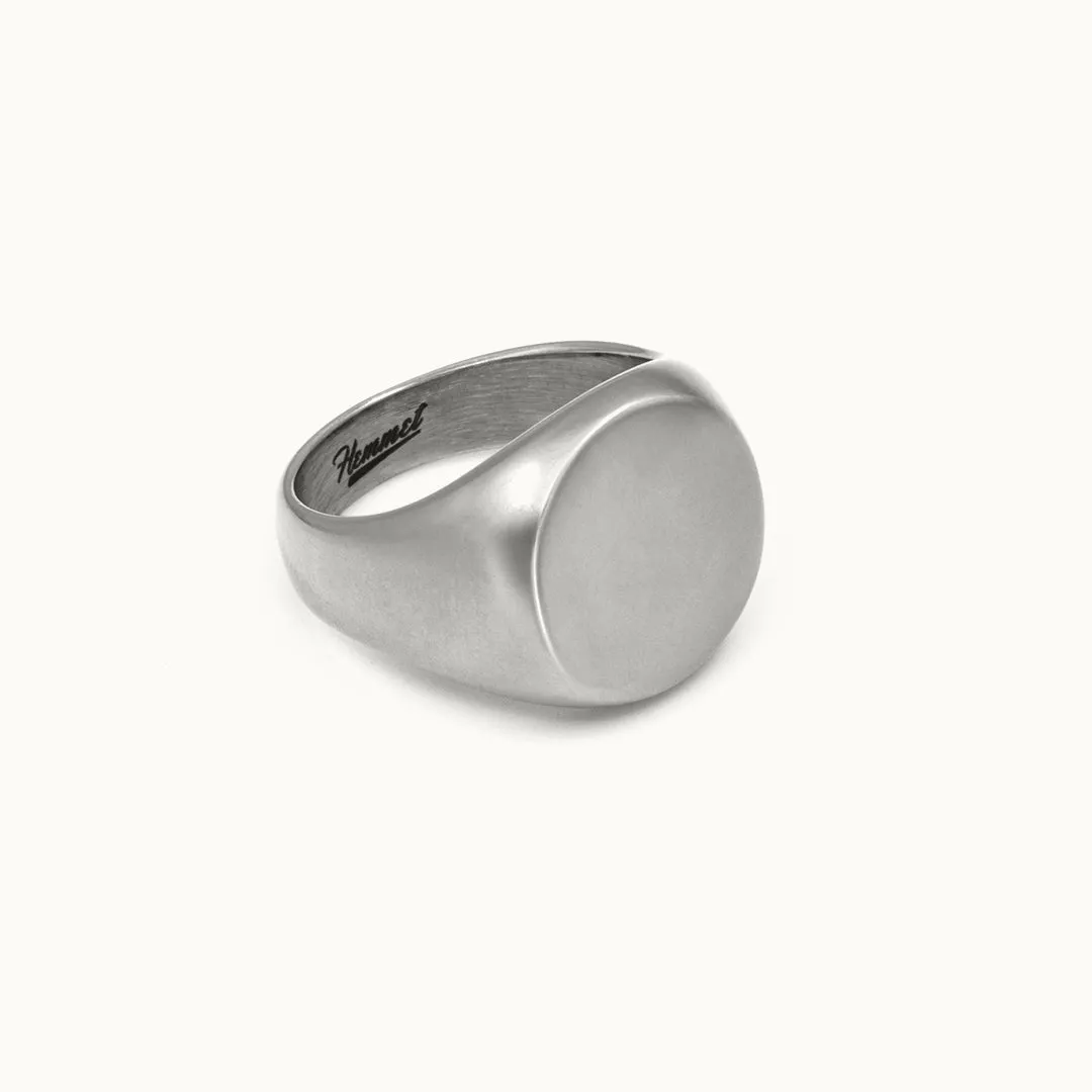 Hemmet Classic Signet anello oro giallo misura 9 chevalier