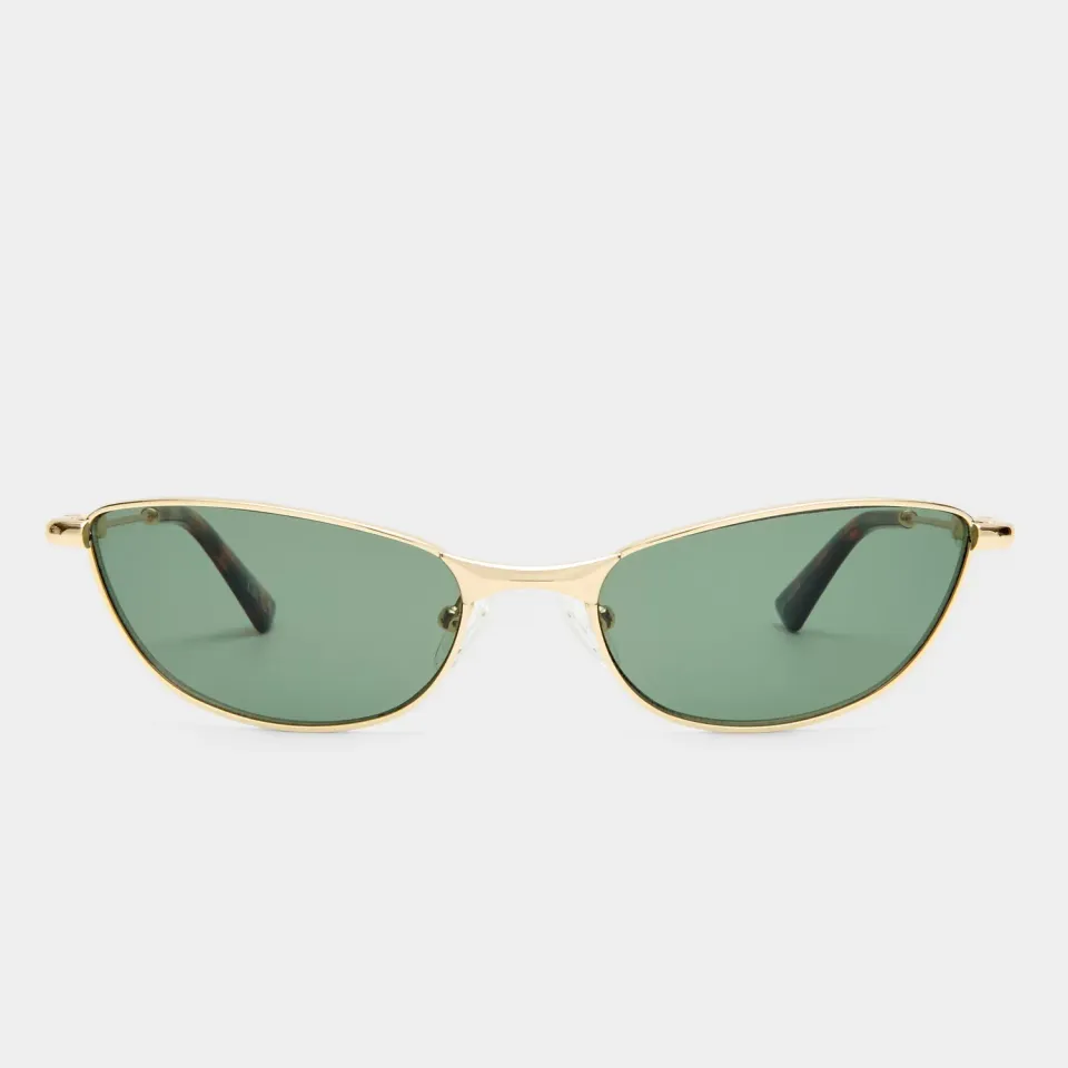 Le Specs Thorned occhiali da sole oro cat-eye khaki