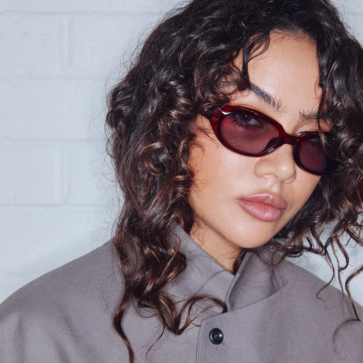 Le Specs Le Bijou+ occhiali da sole mulberry ovale