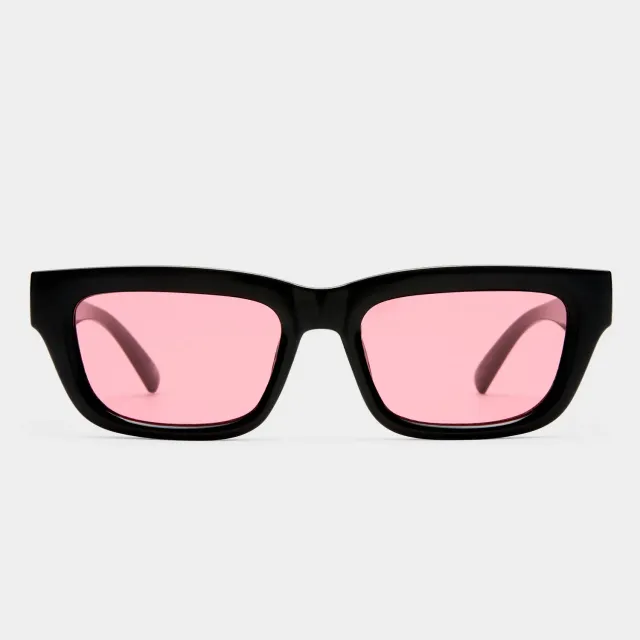Le Specs Le Castle occhiali da sole neri bordeaux