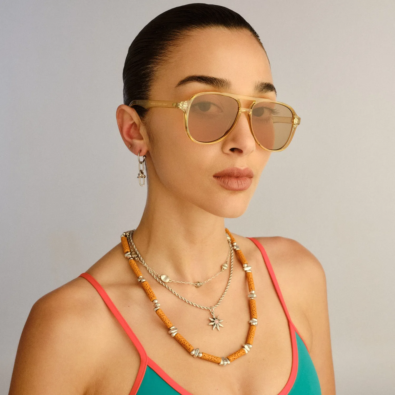 Le Specs Tragic Magic occhiale da sole sage aviator