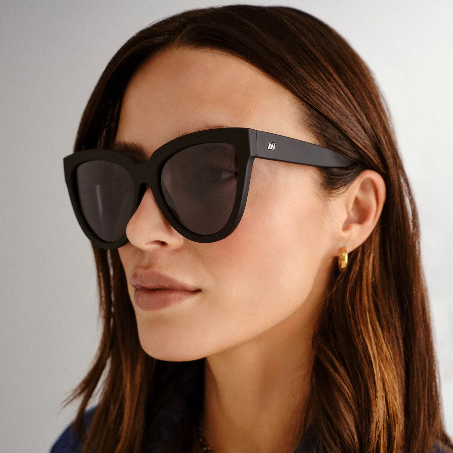 Le Specs Liar Lair occhiali da sole black rubber polarizzati
