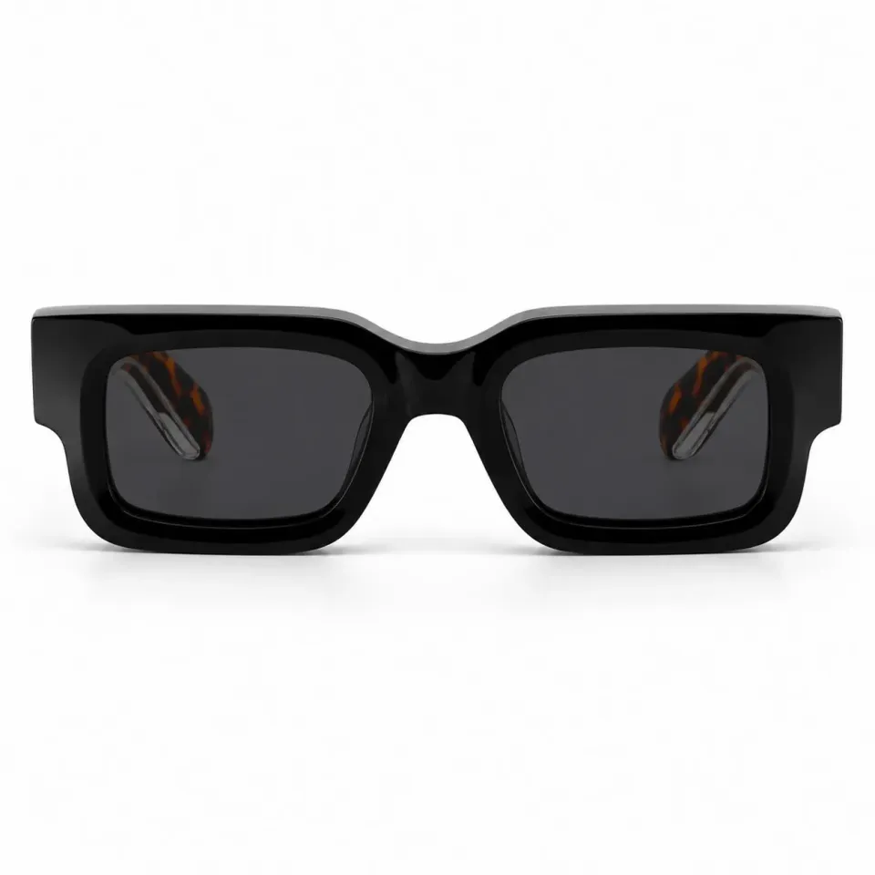 Hemmet 10th Anniversary H01 occhiale da sole nero tartarugato