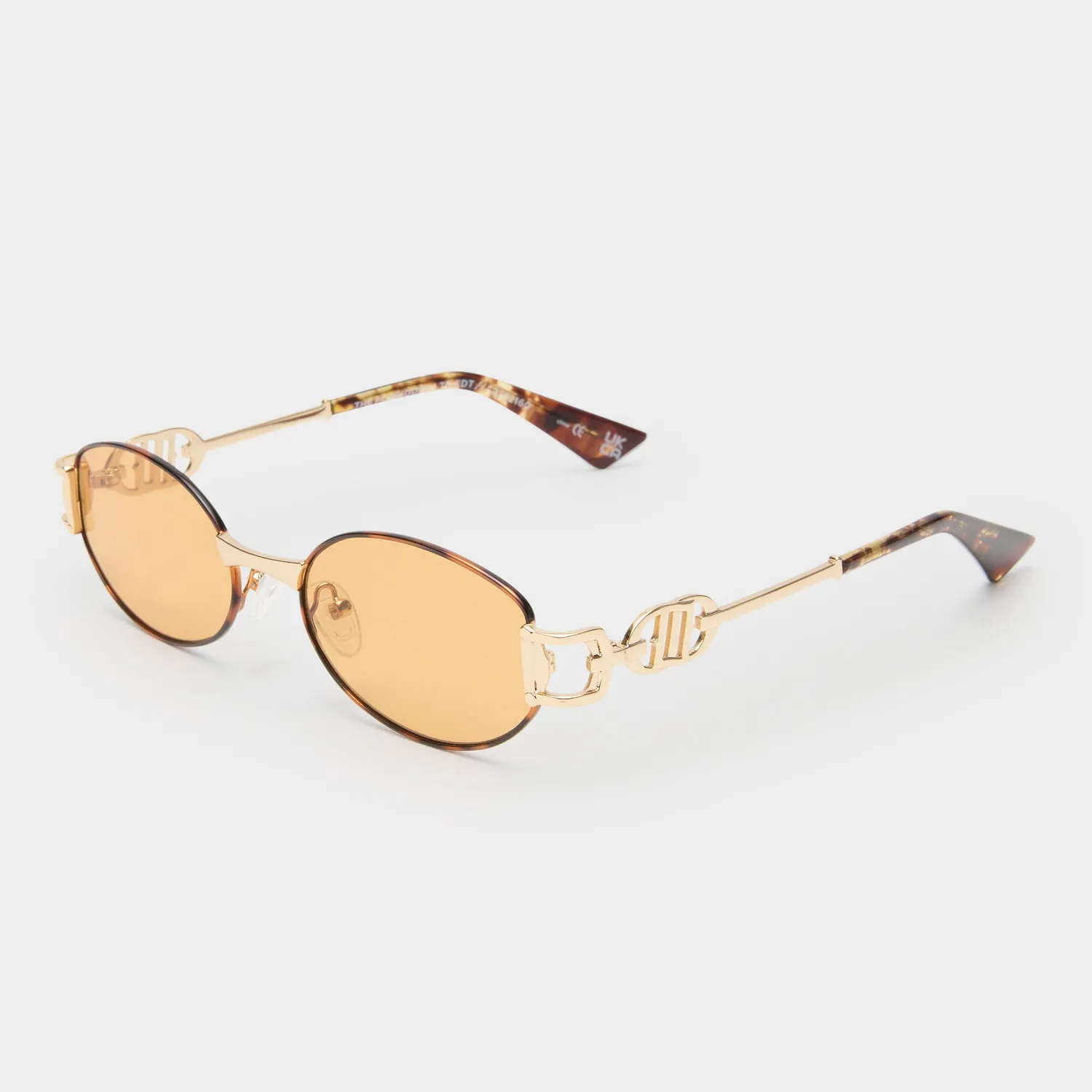 Le Specs The Forbidden occhiali da sole oro ovali