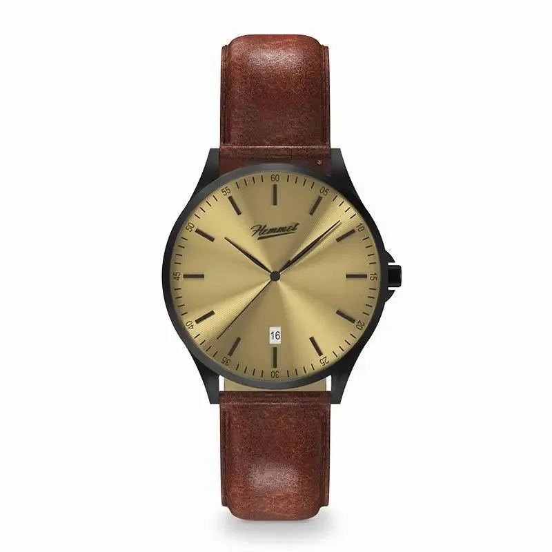 Hemmet H Watch Series 2 orologio nero pelle