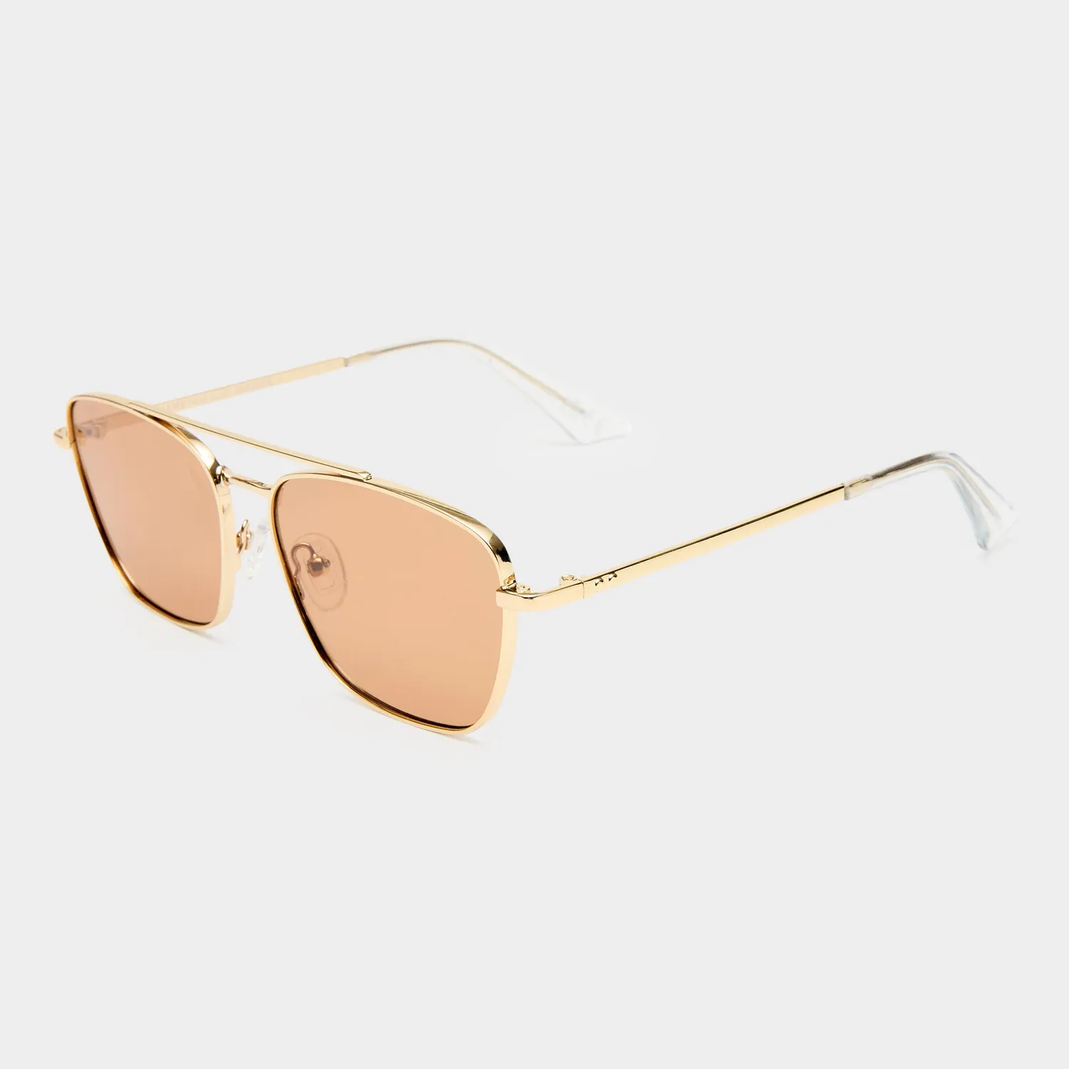Le Specs Diametric II occhiale da sole oro marrone aviatore
