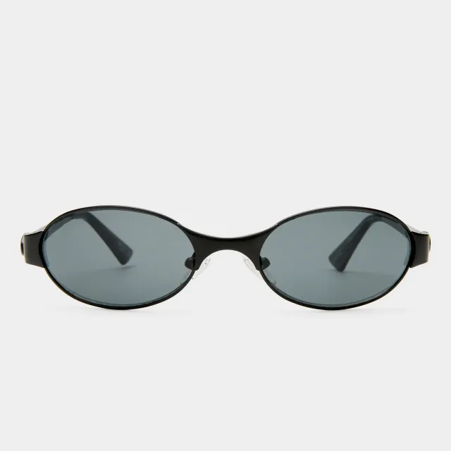 Le Specs Frostbite occhiale da sole nero opaco ovale