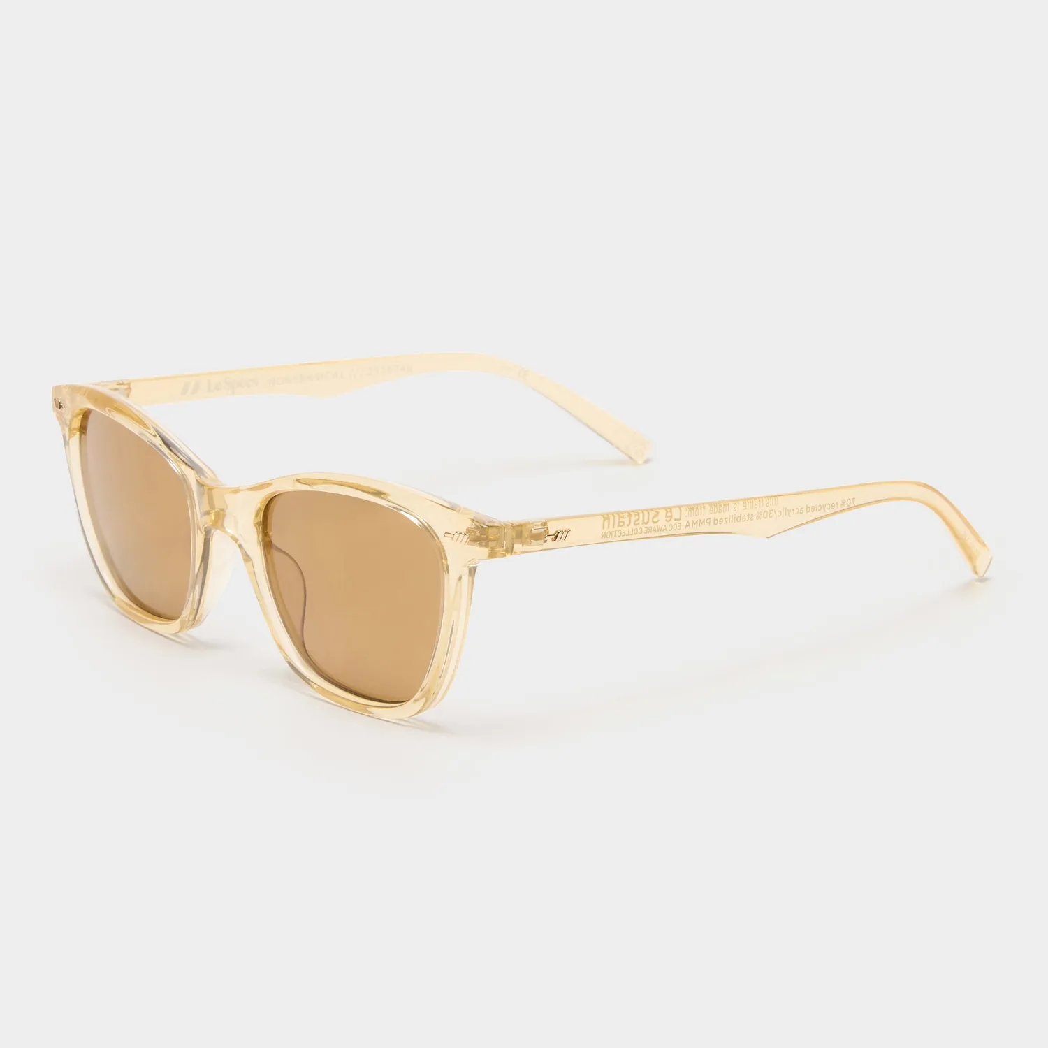 Le Specs Nonsensical occhiali da sole beige vintage