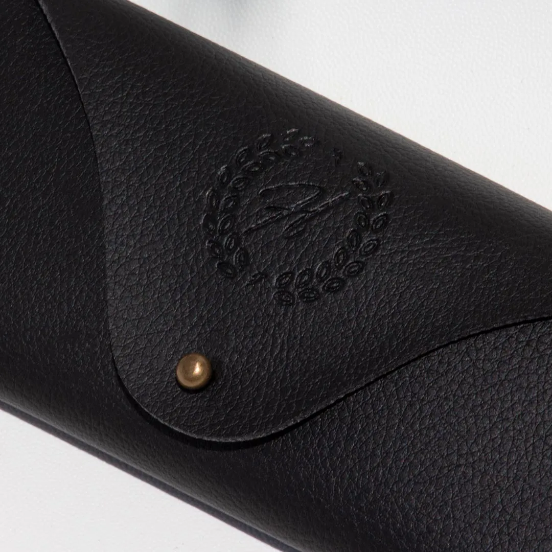 Hemmet Thunder astuccio occhiali pelle vegana nero