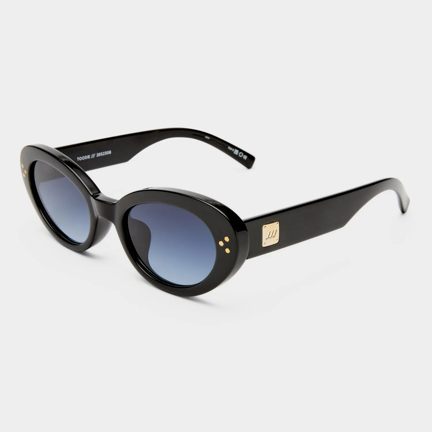 Le Specs Tootsie occhiale da sole nero cat-eye