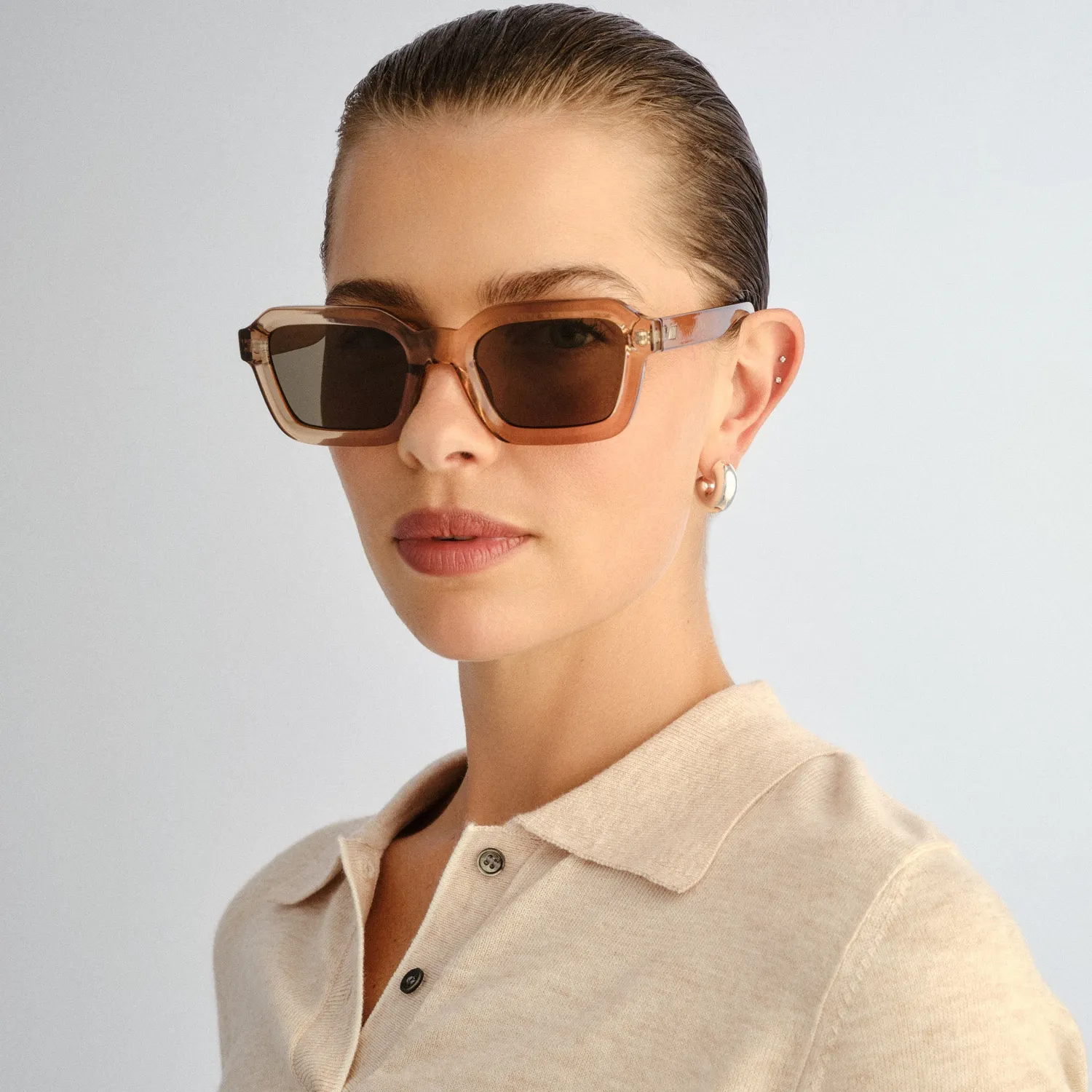 Le Specs Impossible occhiali da sole whiskey verde