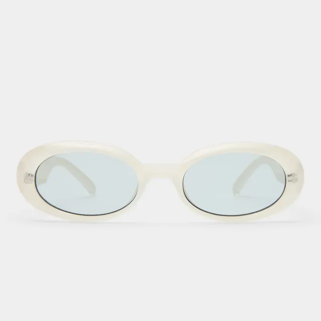 Le Specs Work It occhiale da sole beige ovale