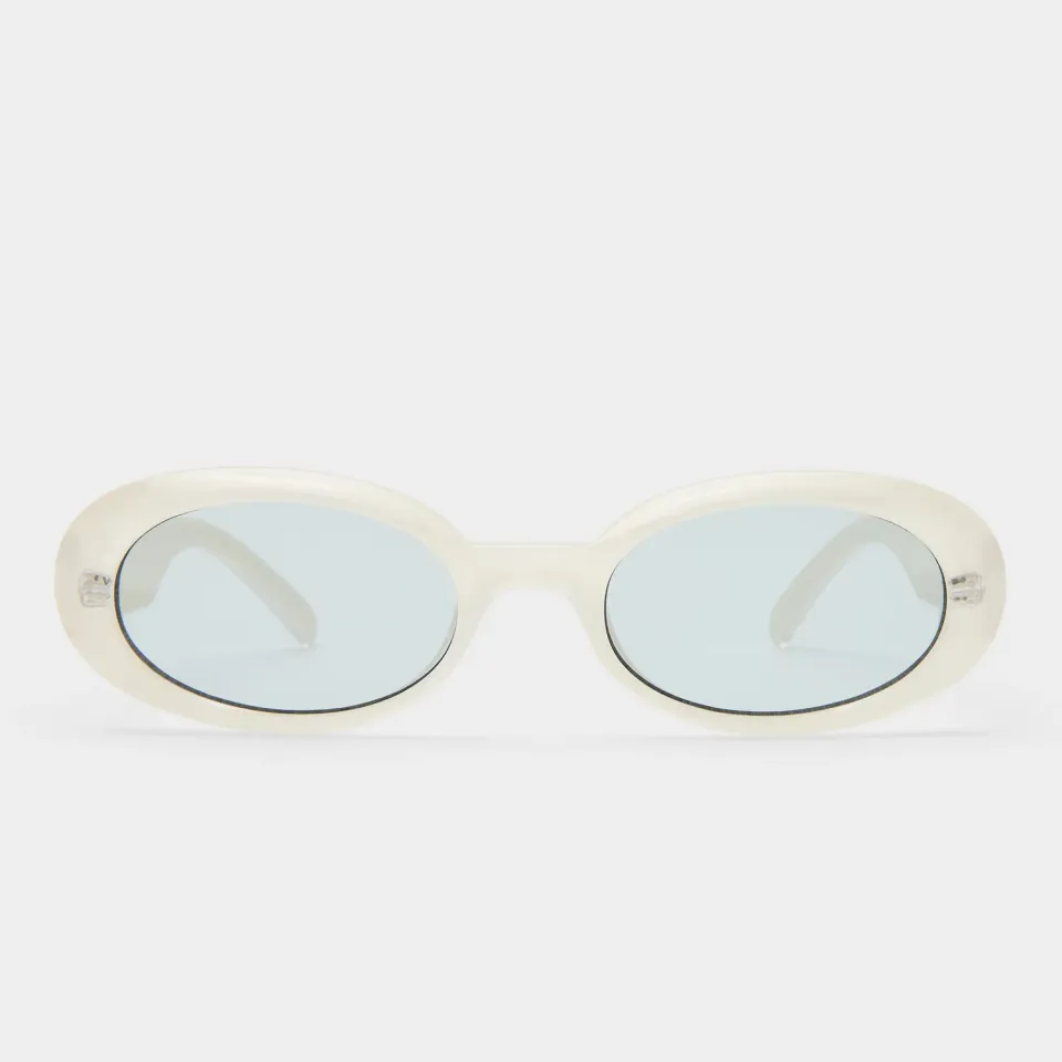 Le Specs Work It occhiale da sole beige ovale