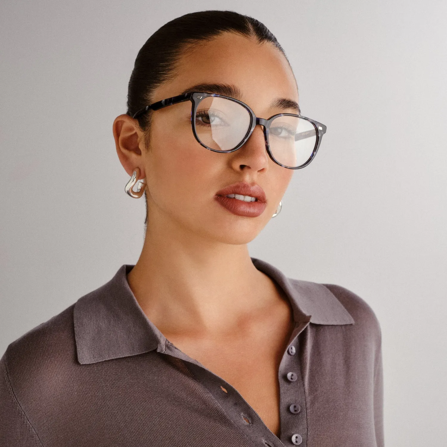 Le Specs Formentera montatura da vista blu tartarugata