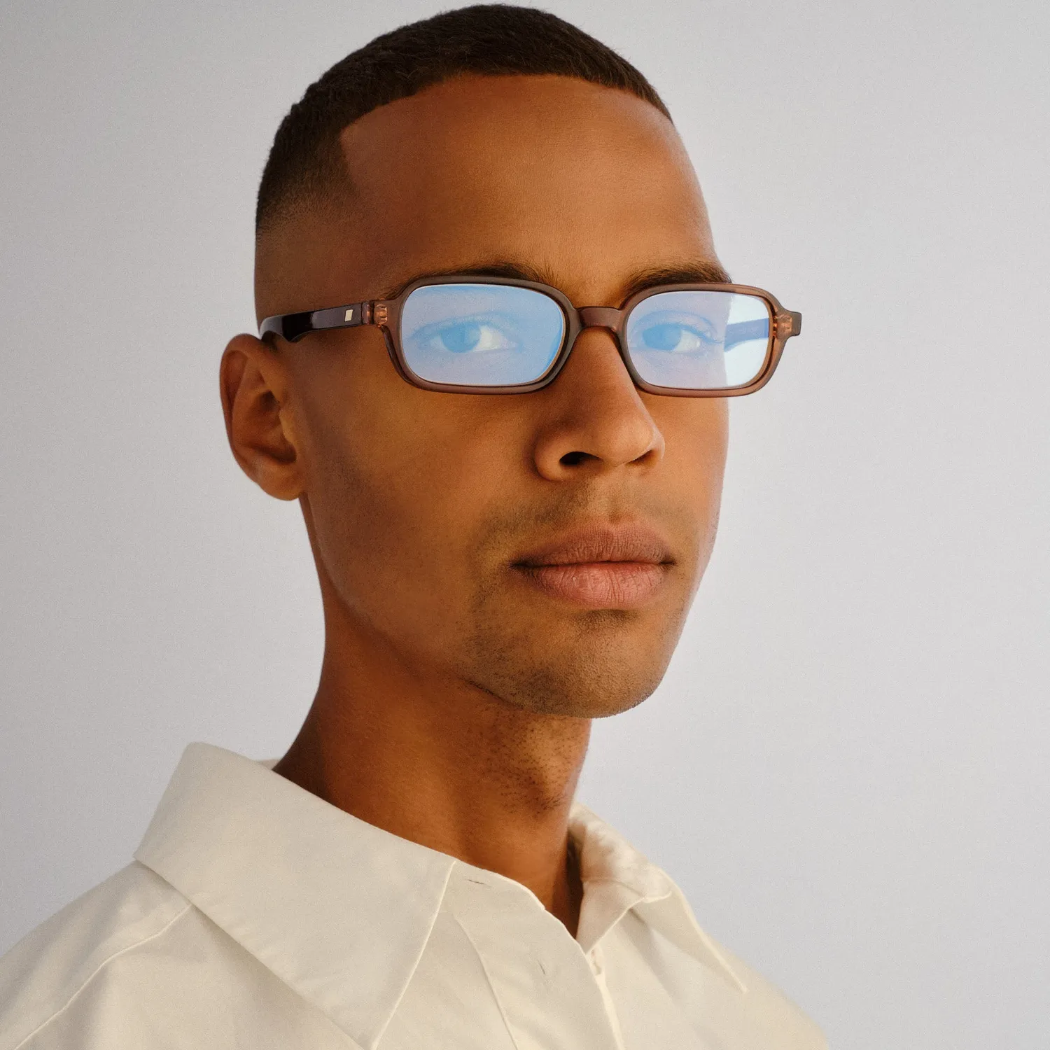 Le Specs Pilferer occhiali luce blu chestnut unisex